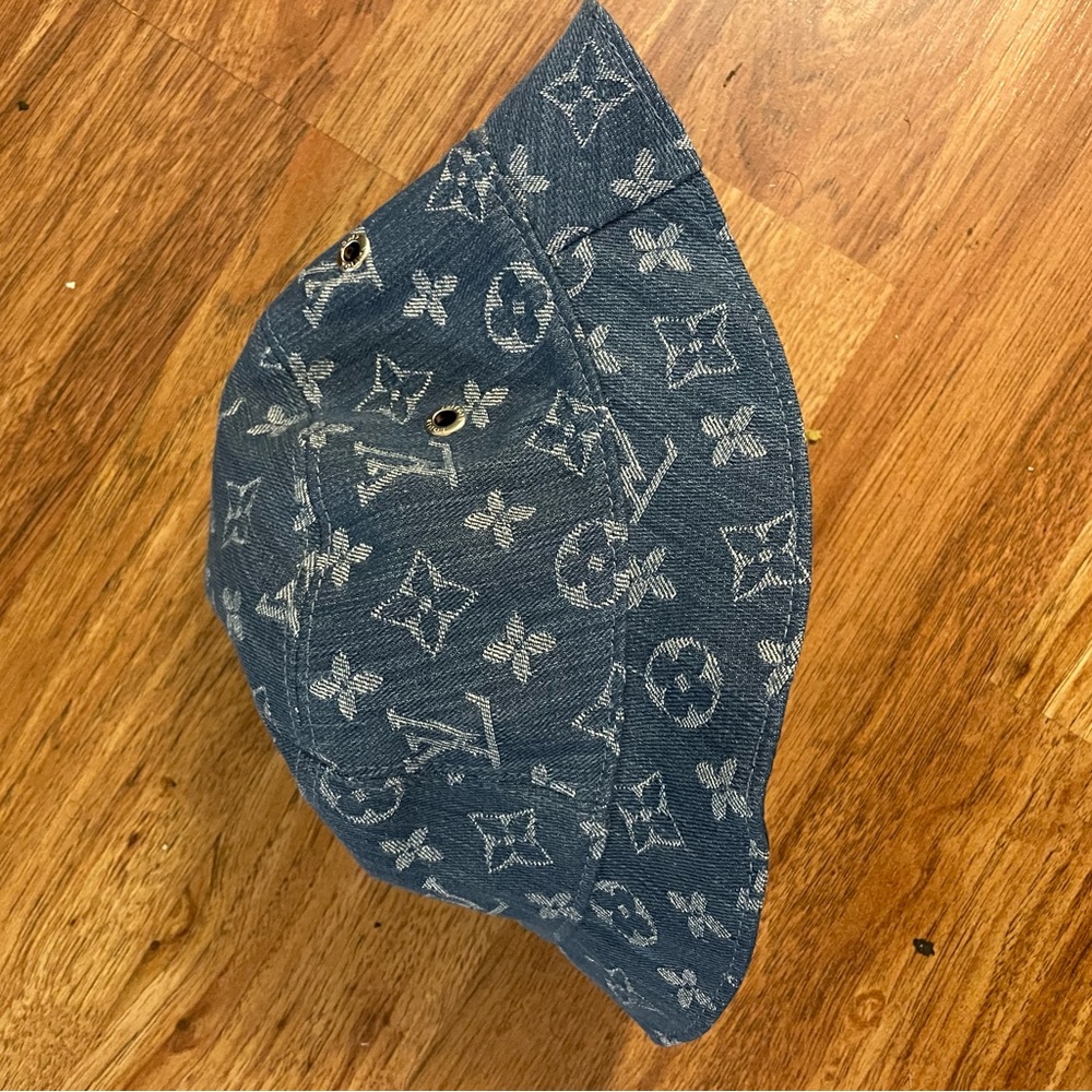 Louis Vuitton Blue Monogram Bucket Hat